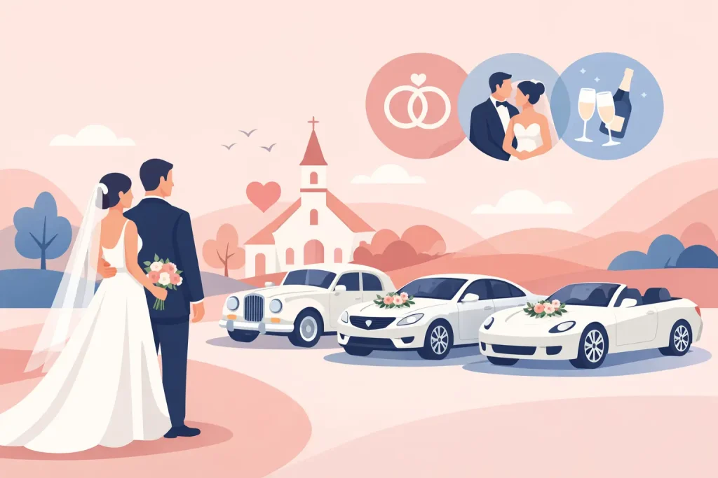 How to Match Bridal Car to Your Wedding