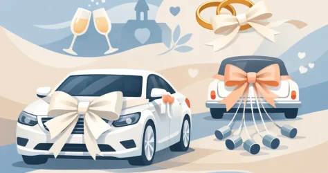 Wedding Car Ribbons and Bows That Look Right
