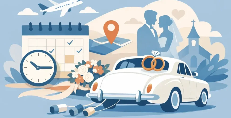 When to Book Wedding Car Hire