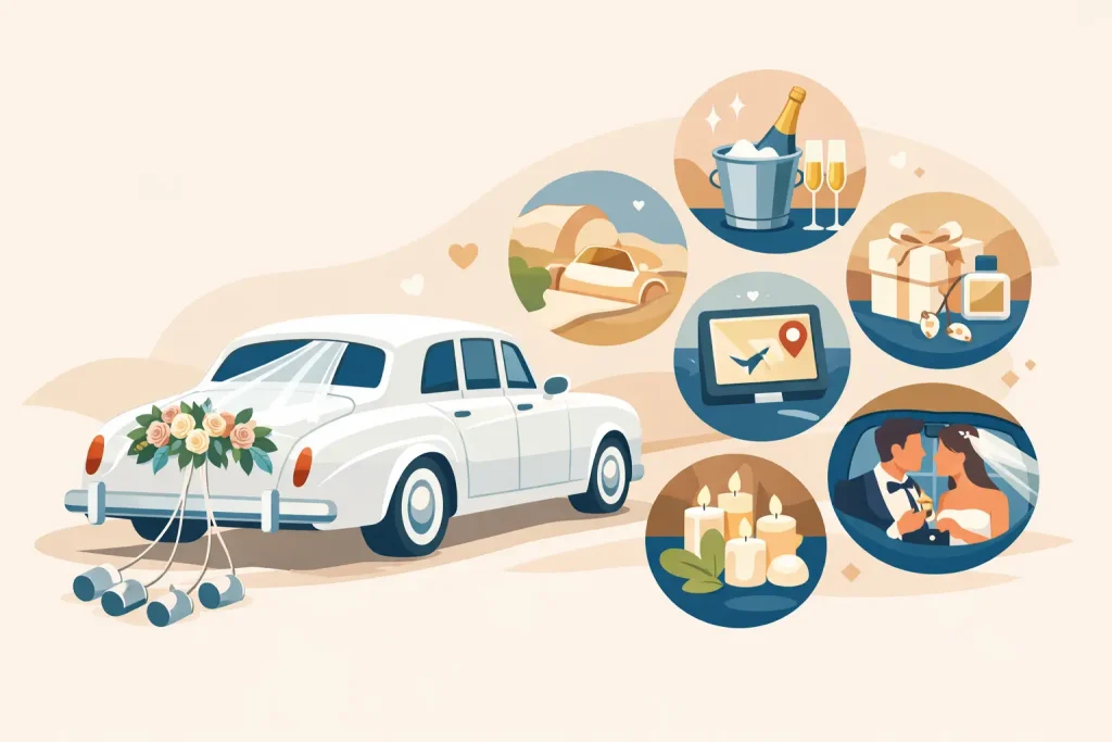 7 Bridal Car Extras Worth Having