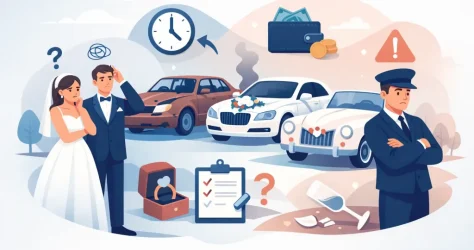 Top Mistakes When Hiring Wedding Cars