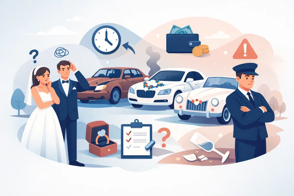 Top Mistakes When Hiring Wedding Cars
