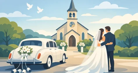 Wedding Car Hire for Church Weddings