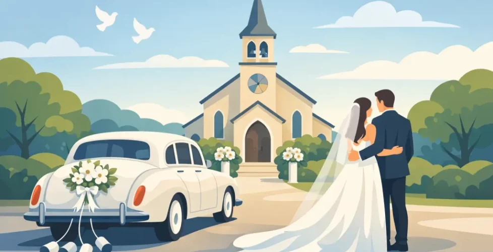 Wedding Car Hire for Church Weddings