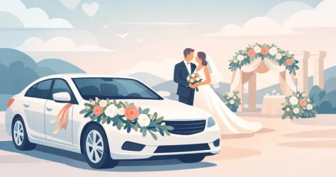 Wedding Car Hire With Flowers Included