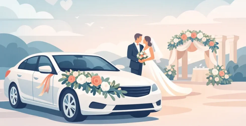 Wedding Car Hire With Flowers Included