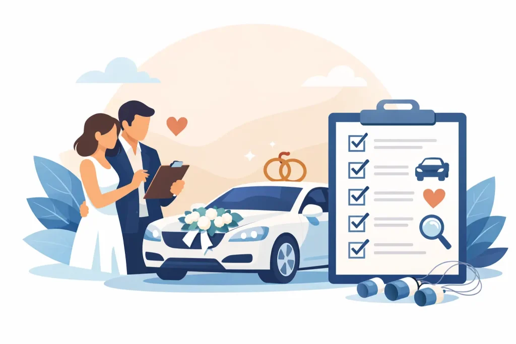Wedding Car Viewing Checklist Guide
