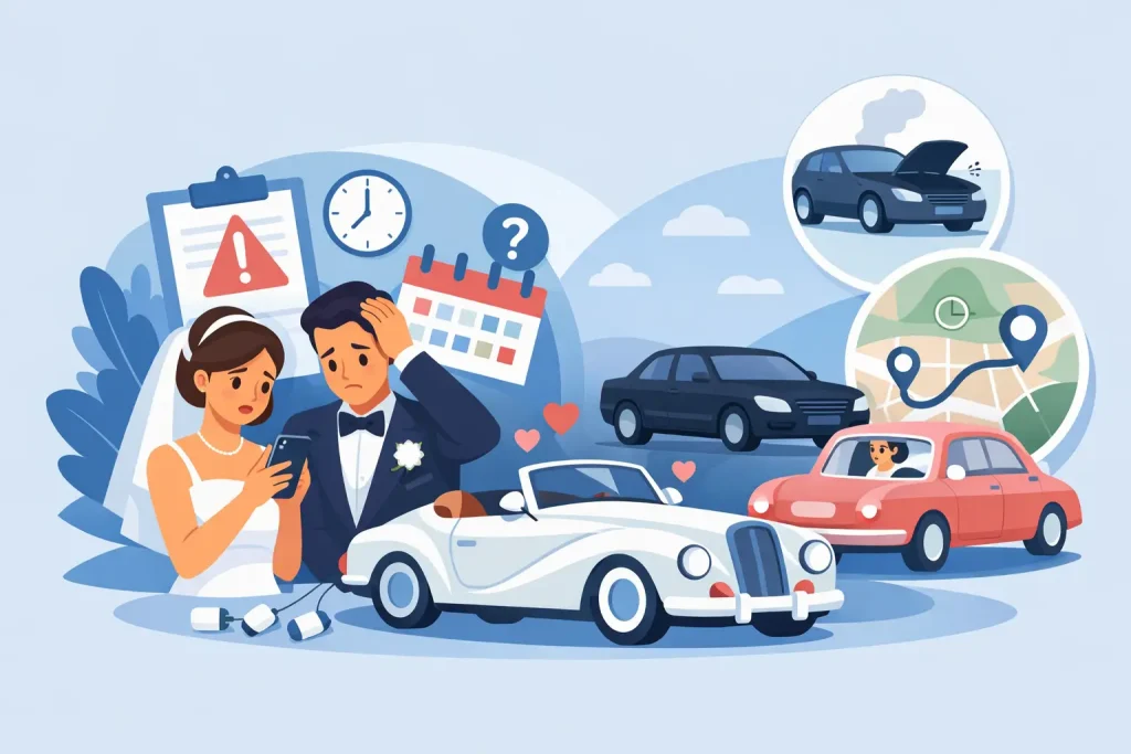 10 Wedding Car Booking Mistakes to Avoid