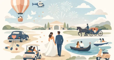 12 Wedding Venue Arrival Ideas That Feel Special