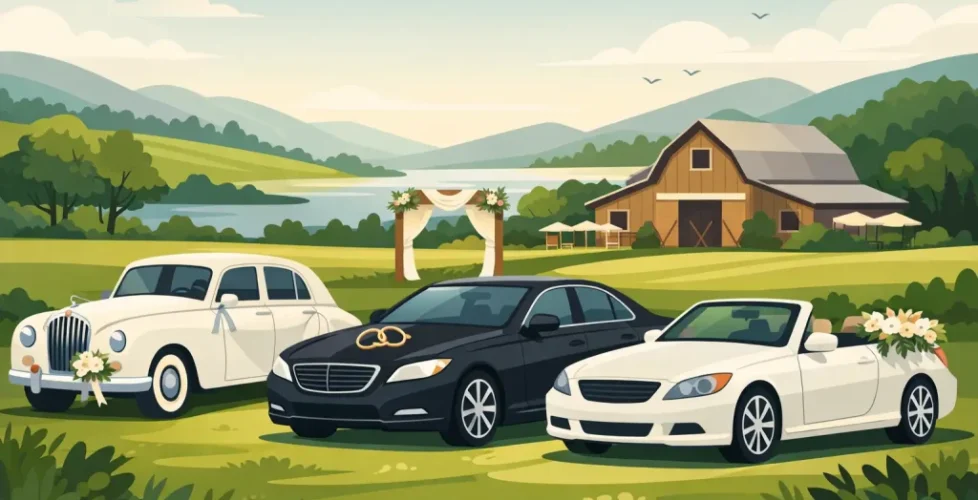 Best Wedding Cars for Countryside Venues