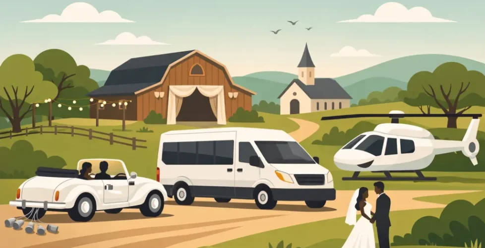 Wedding Transport Guide for Rural Venues