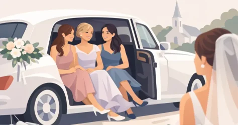 Can Wedding Cars Carry Bridesmaids Comfortably?