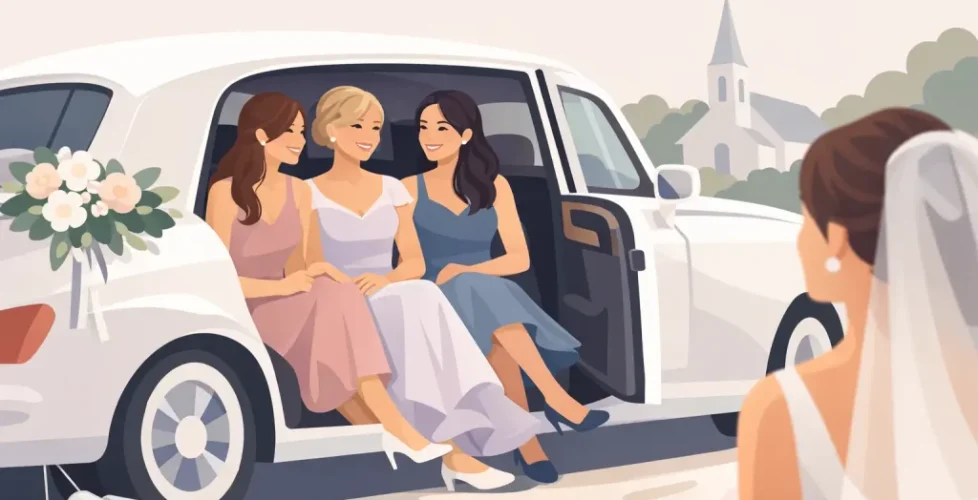Can Wedding Cars Carry Bridesmaids Comfortably?
