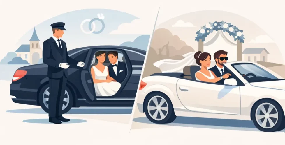 Chauffeur Hire vs Self Drive for Your Wedding
