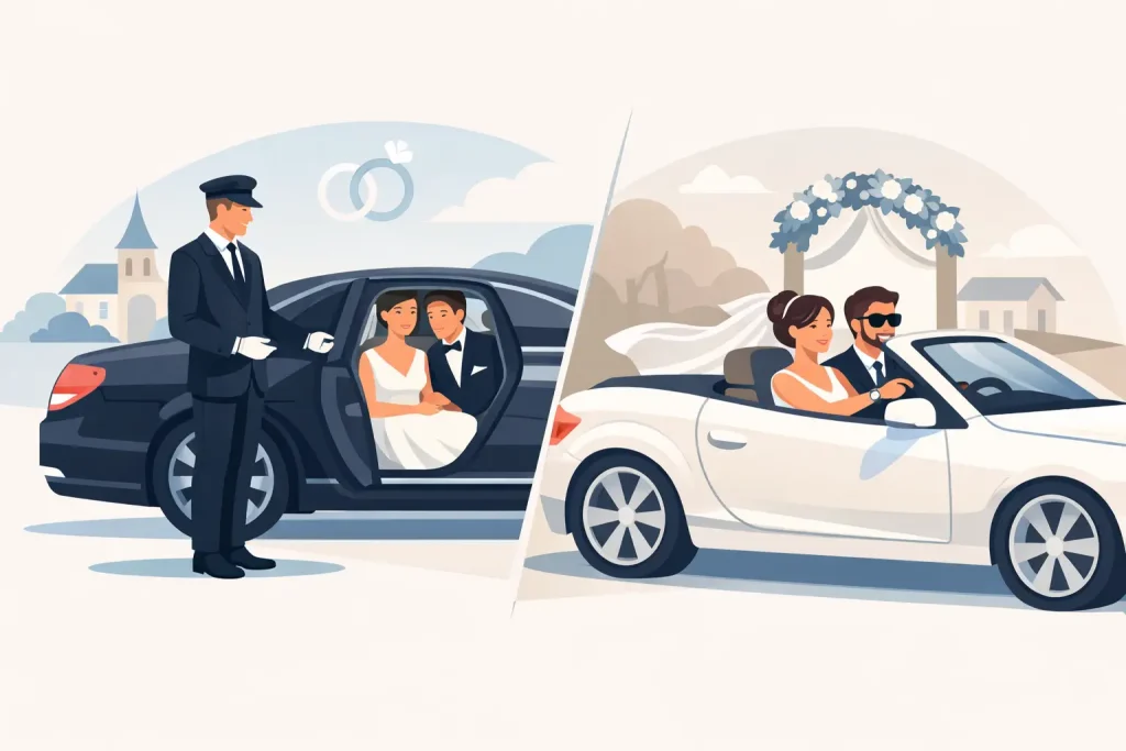 Chauffeur Hire vs Self Drive for Your Wedding