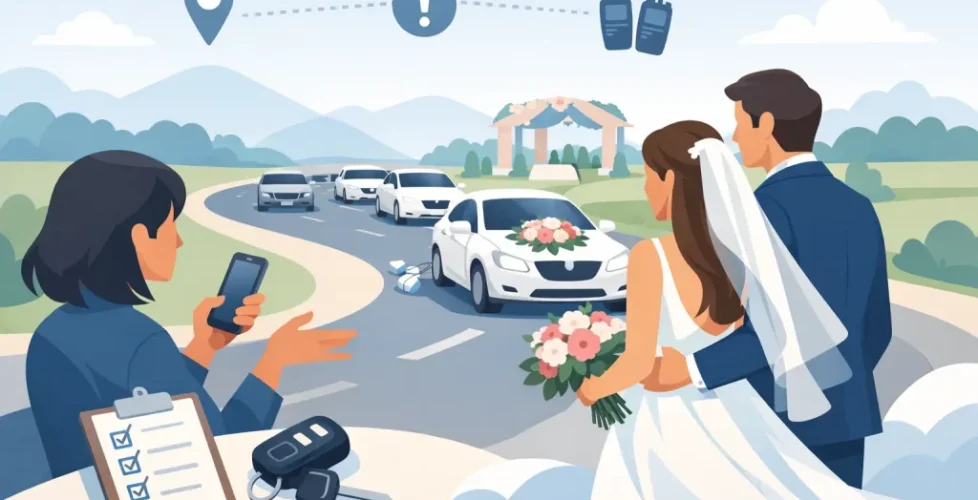 How to Coordinate Wedding Convoy Without Stress