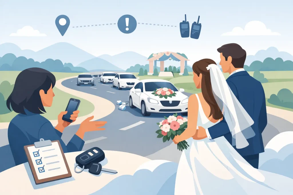 How to Coordinate Wedding Convoy Without Stress