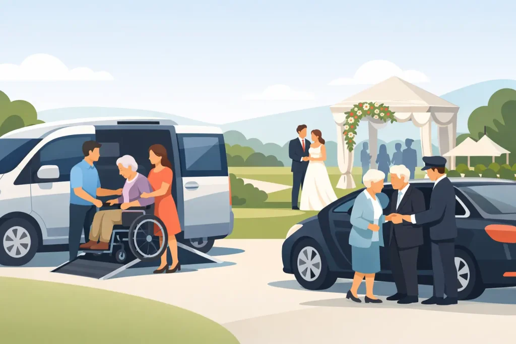 How to Transport Elderly Wedding Guests Safely