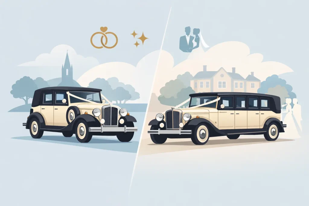 Regent versus Bramwith Wedding Cars Compared
