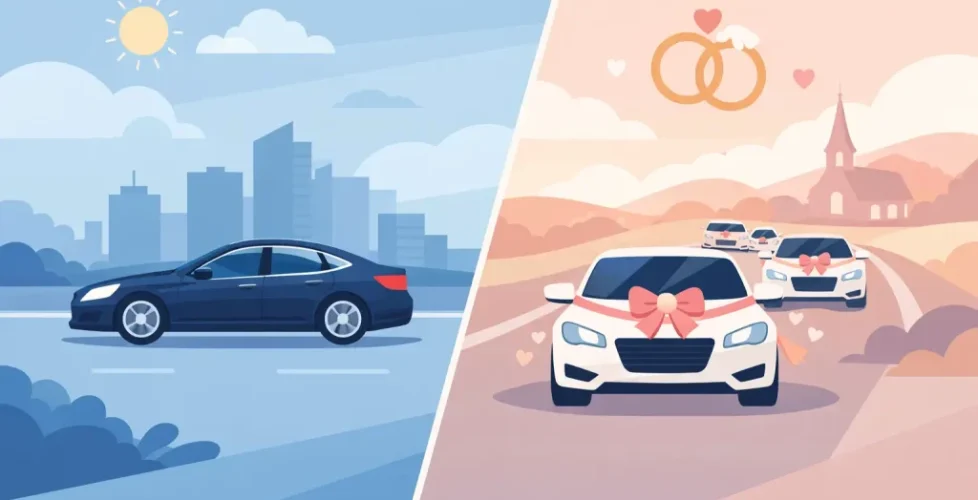 Single Car Versus Wedding Convoy: Which Suits You?