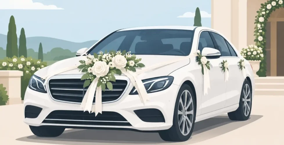 Do Wedding Cars Include Flowers? What to Expect