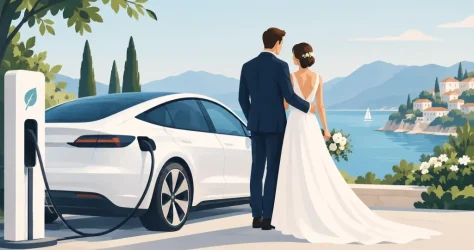 Electric Weddings: Stylish Travel for Your Day