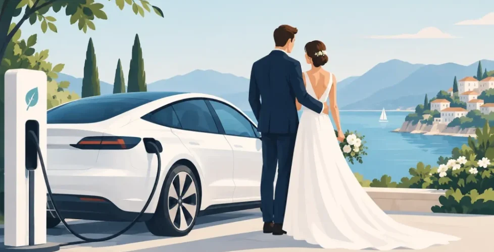 Electric Weddings: Stylish Travel for Your Day