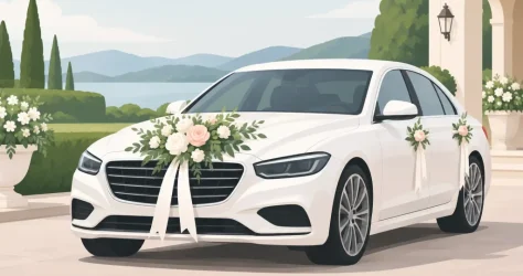 How to Decorate Wedding Cars Without Overdoing It