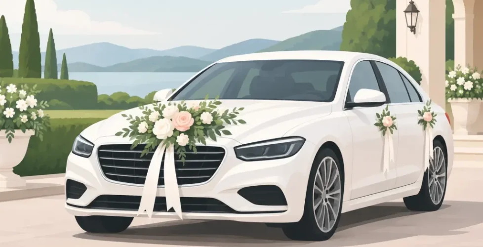 How to Decorate Wedding Cars Without Overdoing It