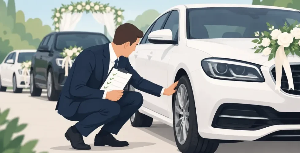 How to Inspect Wedding Vehicles Before You Book