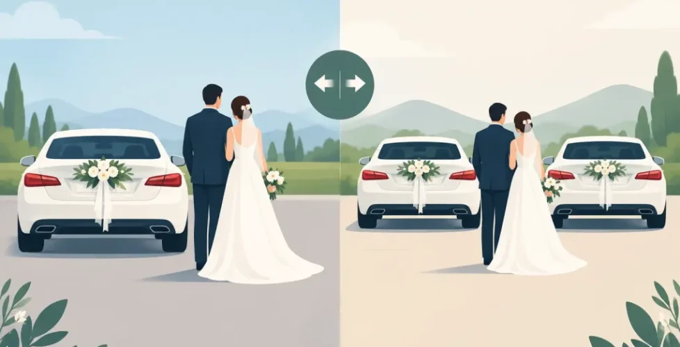 Single Car vs Two Car Wedding: Which Fits?