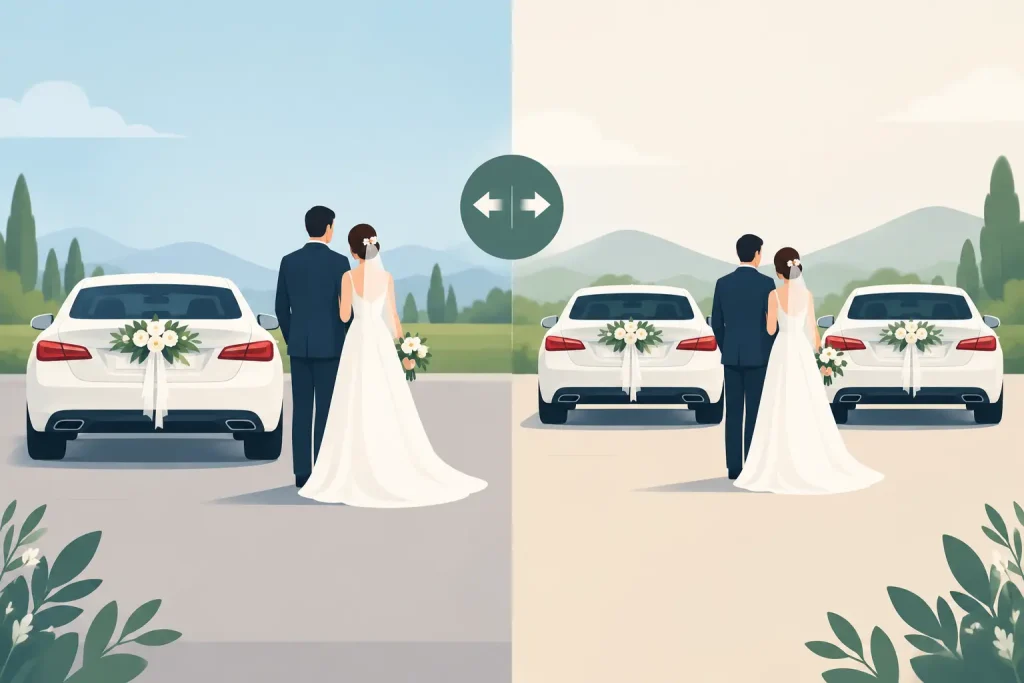 Single Car vs Two Car Wedding: Which Fits?