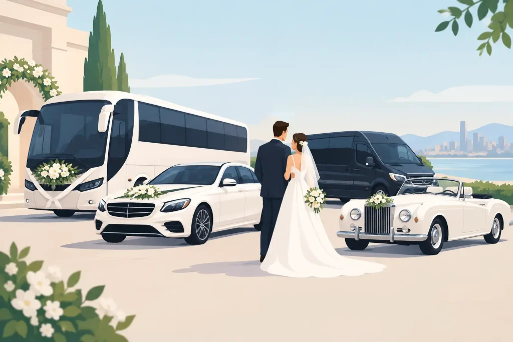 Wedding Transport Trends 2026 Worth Booking